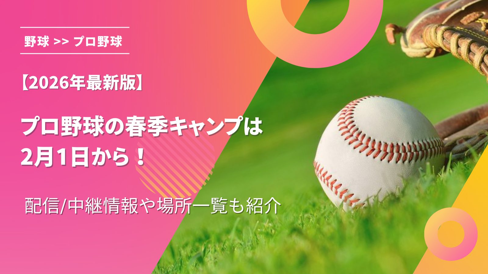 オリックス高知キャンプ2026完全攻略！日程・見学方法・アクセスと宿泊拠点を徹底解説